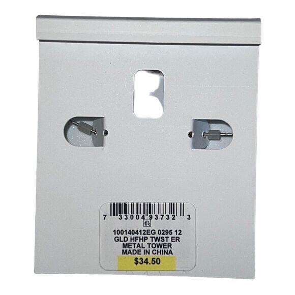 Charter Club Gold Tone Twisted Double-Row C-Hoop Earrings New - Picture 4 of 4